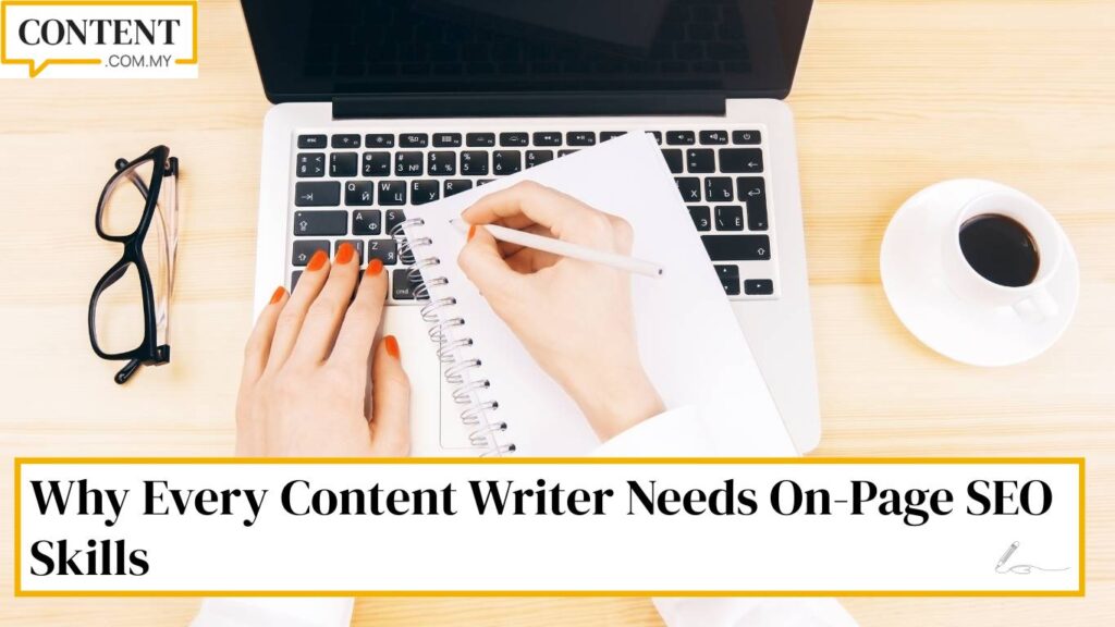 content writer creating content for onpage seo