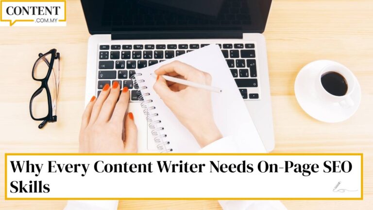 content writer creating content for onpage seo