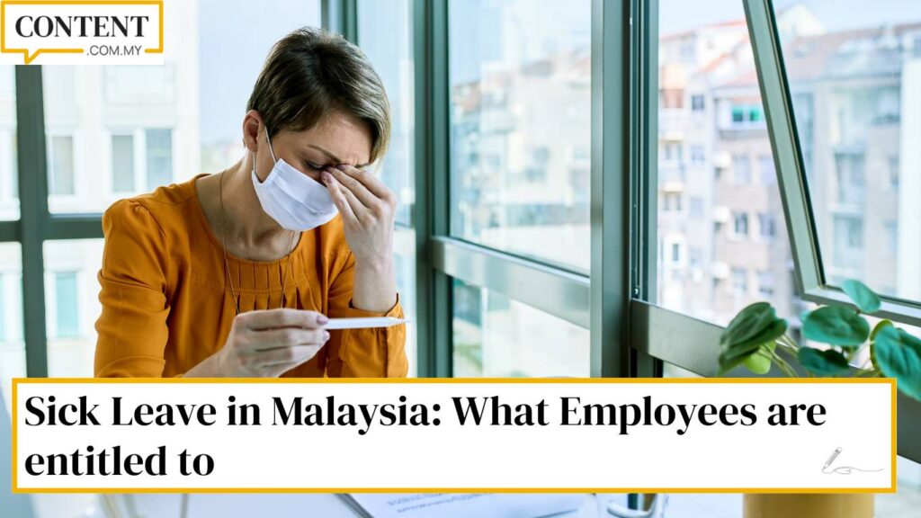 woman taking sick leave