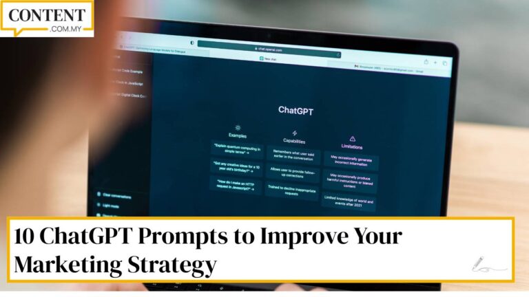 10 chatgpt prompts for marketing strategy