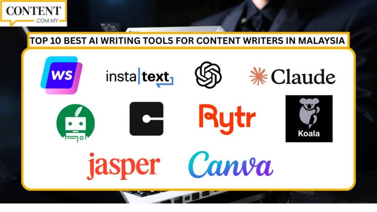 Top 10 best ai writing tools for content writers in Malaysia