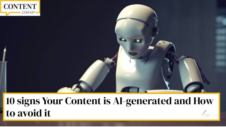 robot writing ai generated content