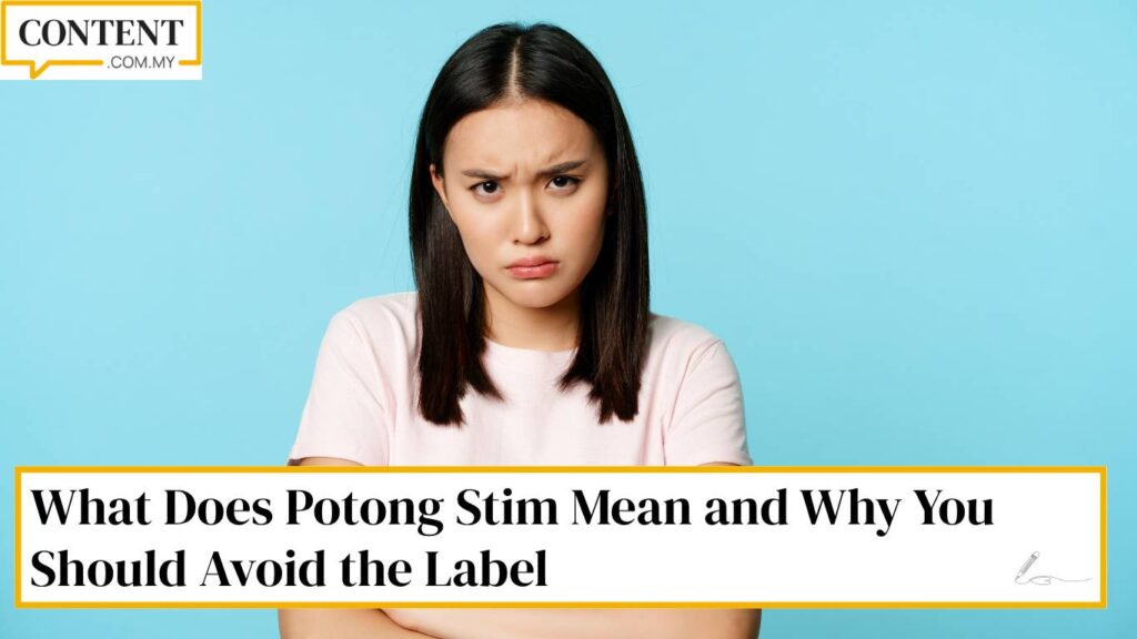 malaysian woman angry when colleague potong stim of her jokes