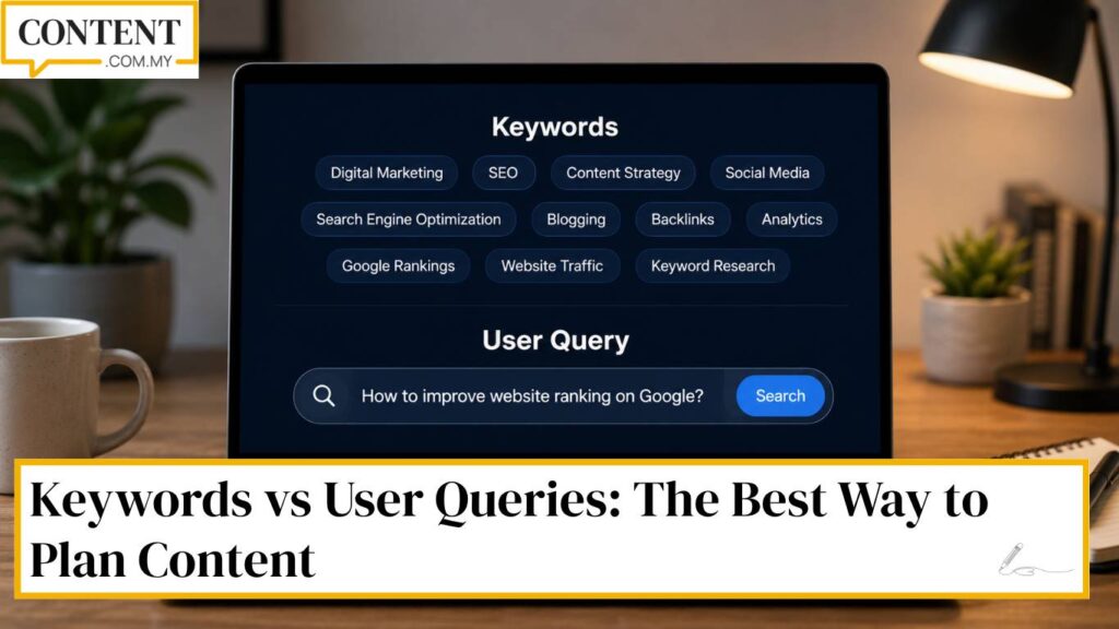 keywords vs user queries malaysia